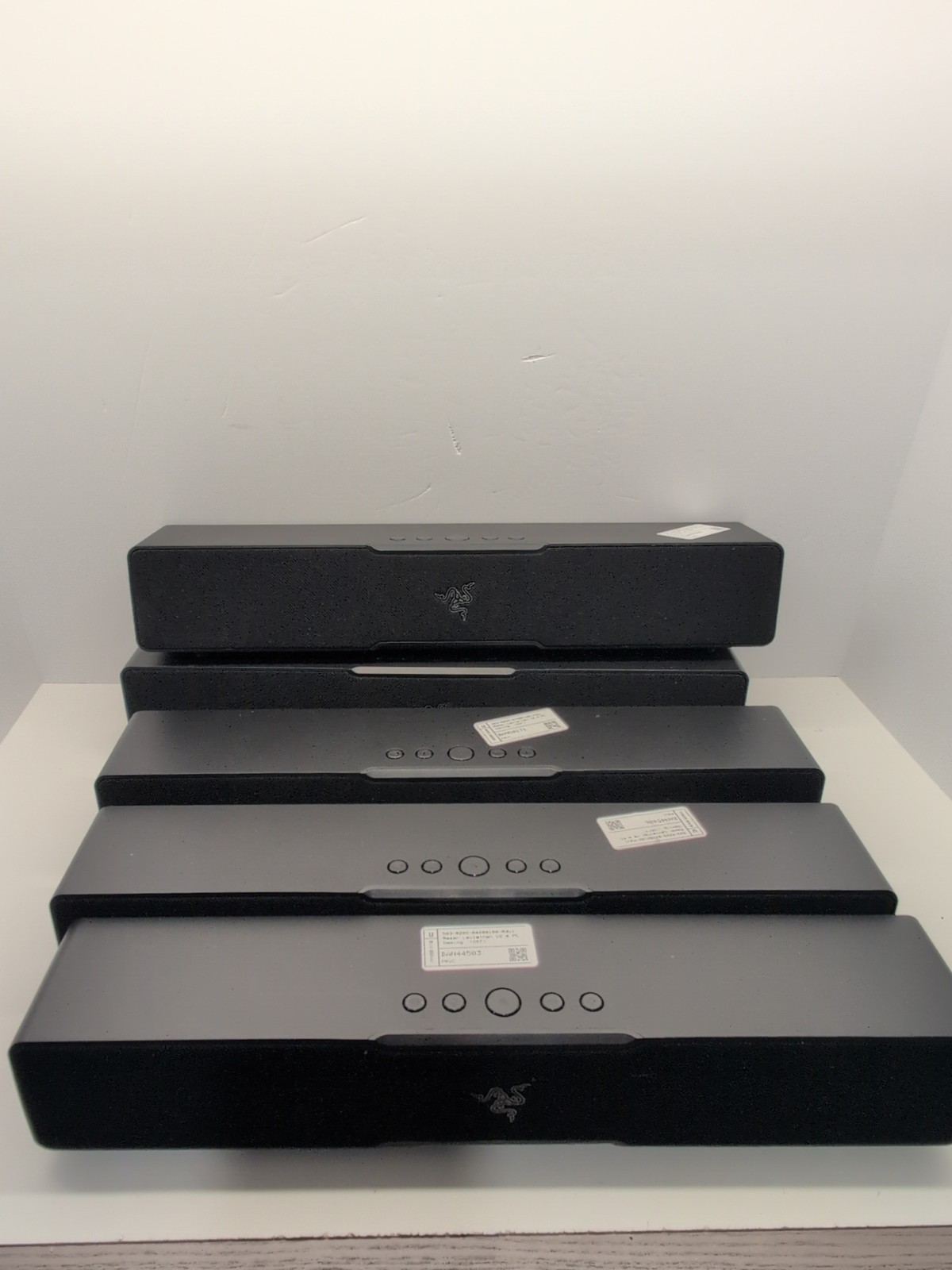 Razer Leviathan V2 X PC Soundbar Lot Of 5 FOR PARTS NOT WORKING
