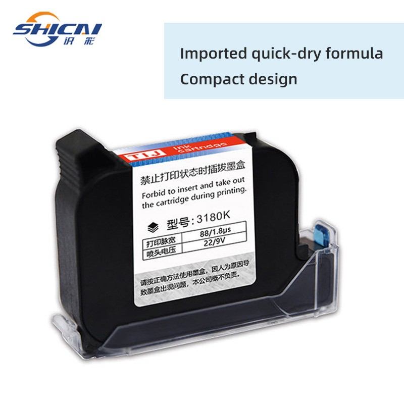 3pcs Blue Quick Drying Cartridge Ink Refill for 12.7mm Handheld Inkjet Printer