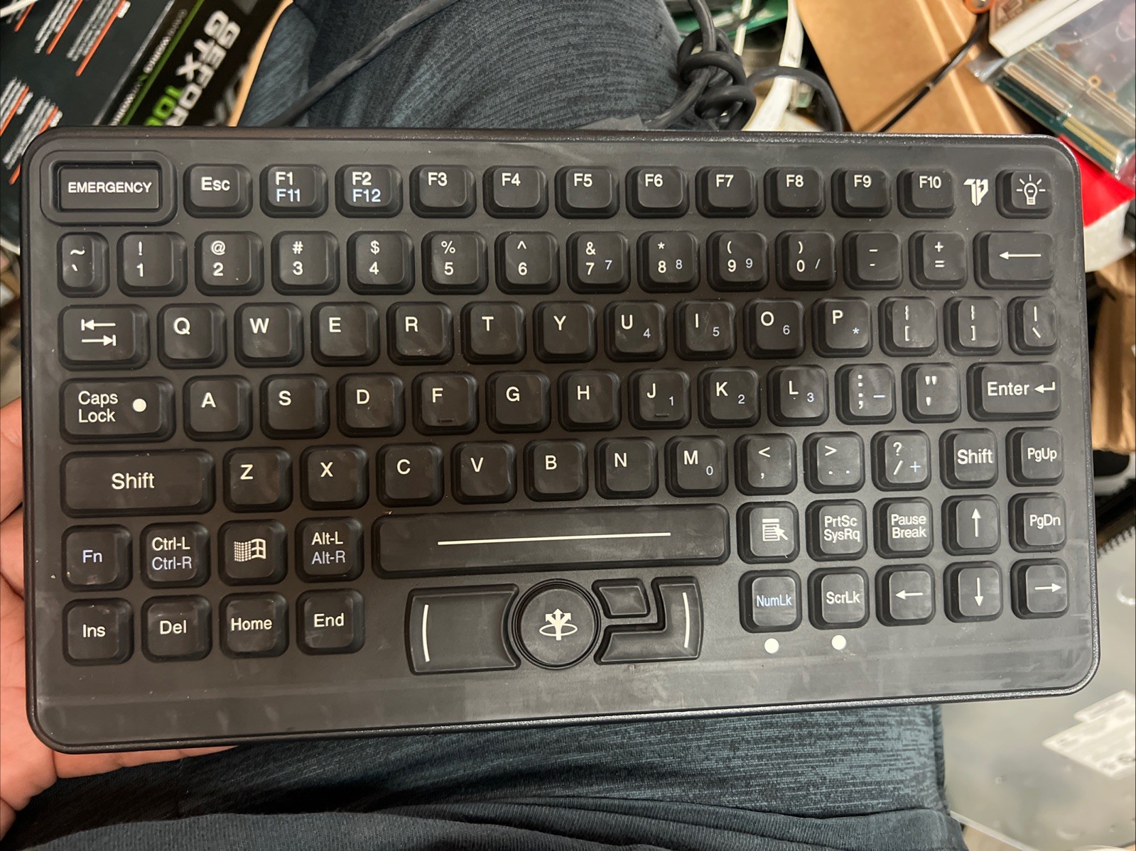 iKey Keyboard SL-86-911-USB TESTED WORKING