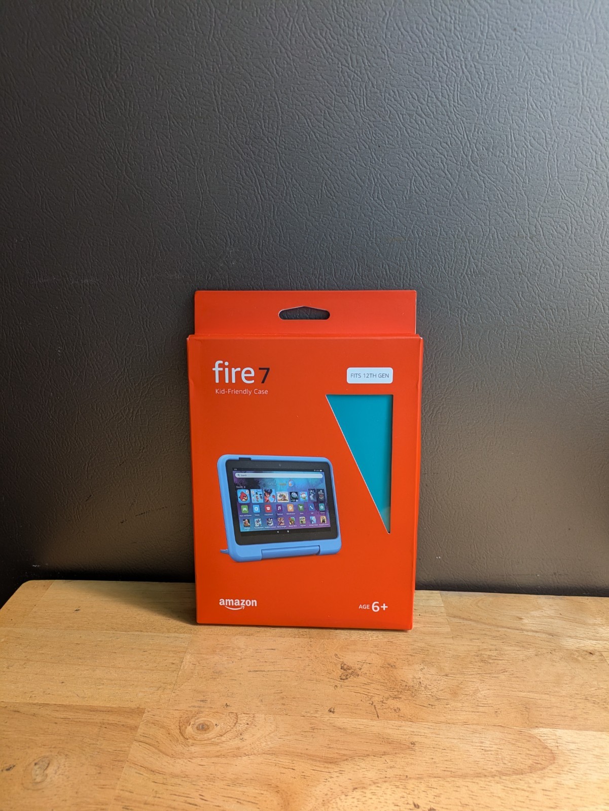Amazon Kid-Proof Case for Fire 7 Fits 12th Gen 2022 Blue And Green