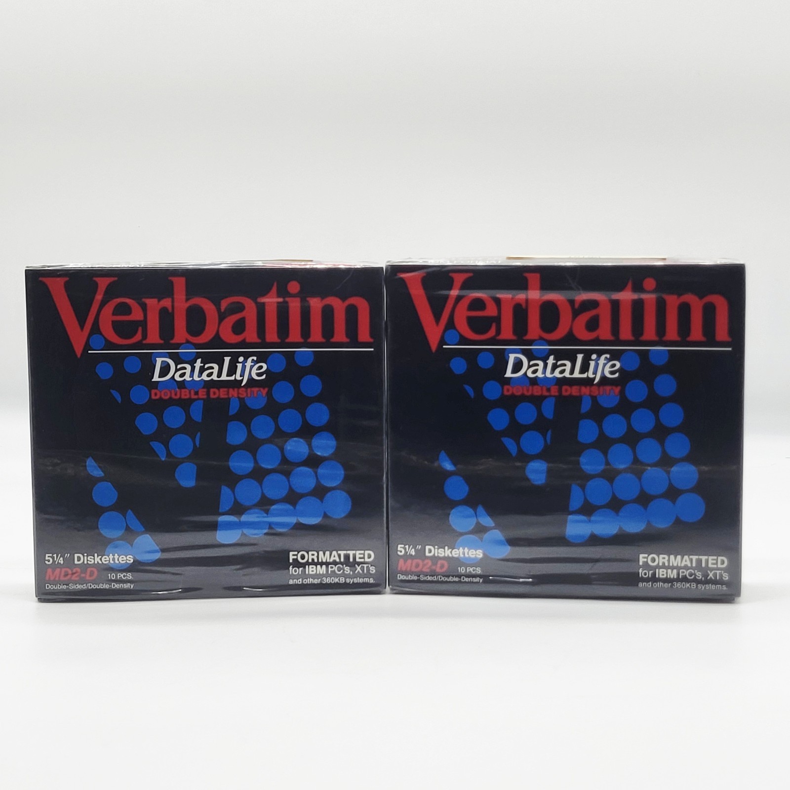 Verbatim DataLife MD2-D 5.25" 360KB Floppy Diskettes 20 Total Sealed NOS Lot 2