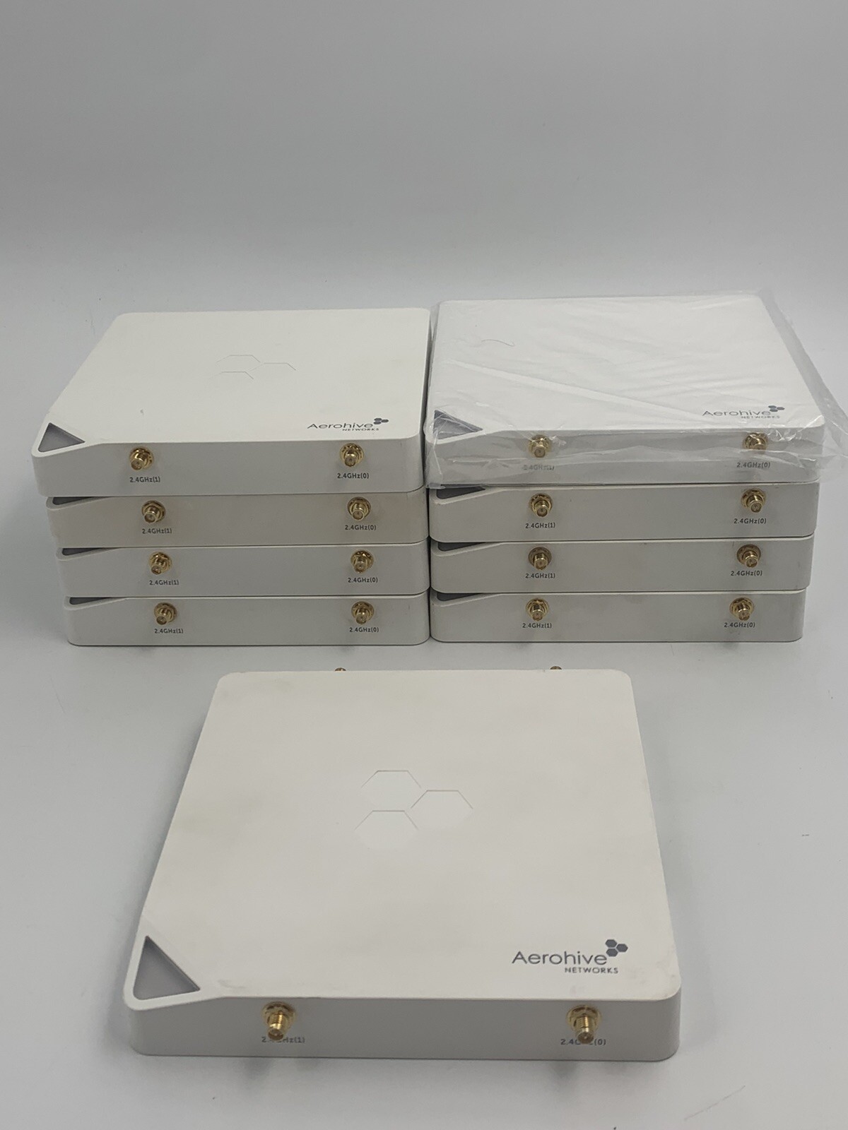 LOT OF (9) AEROHIVE NETWORKS HIVEAP 141 WIRELESS ACCESS POINT DUAL BAND