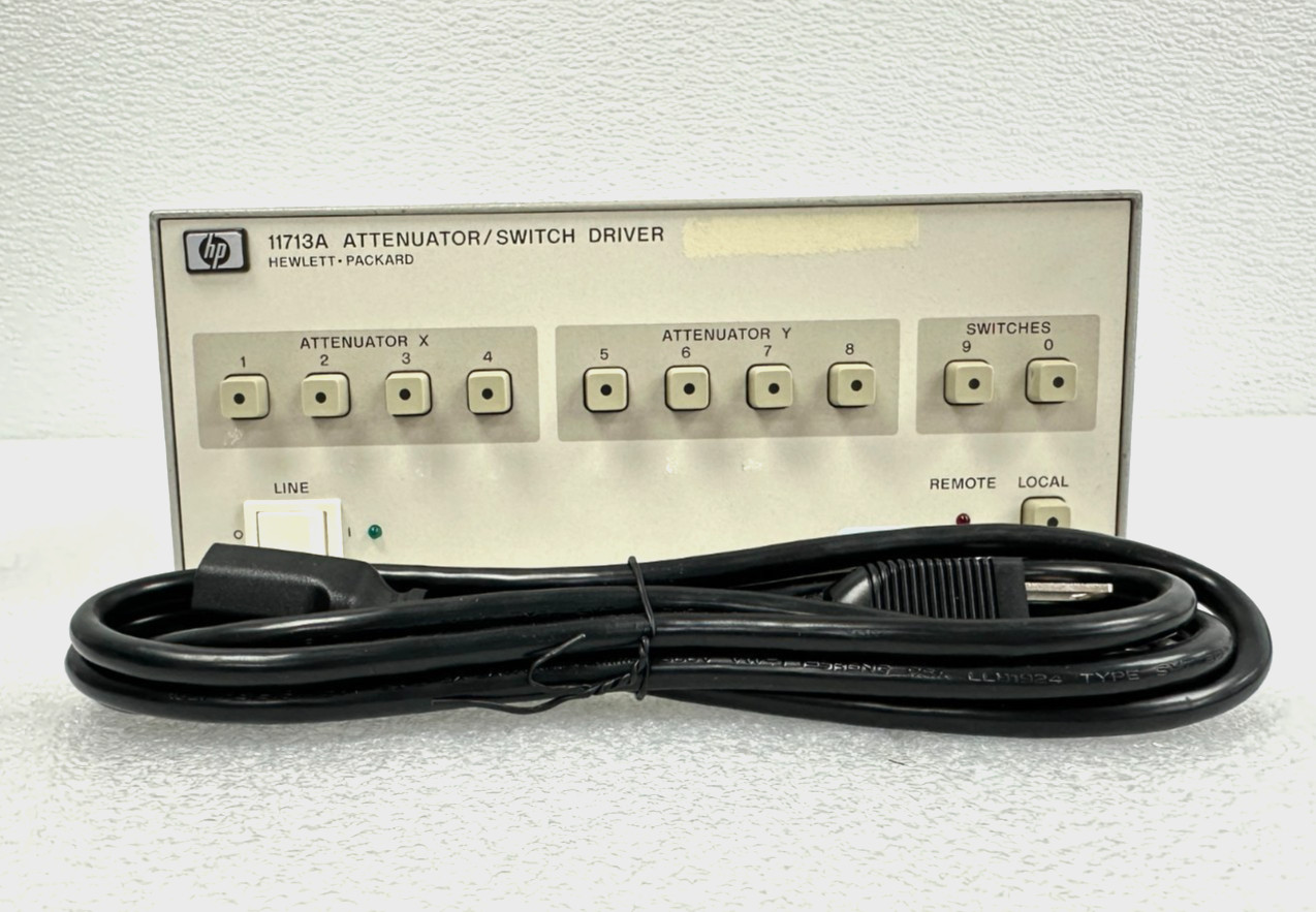 USED HEWLETT-PACKARD HP 11713A  ATTENUATOR / SWITCH DRIVER   🚚
