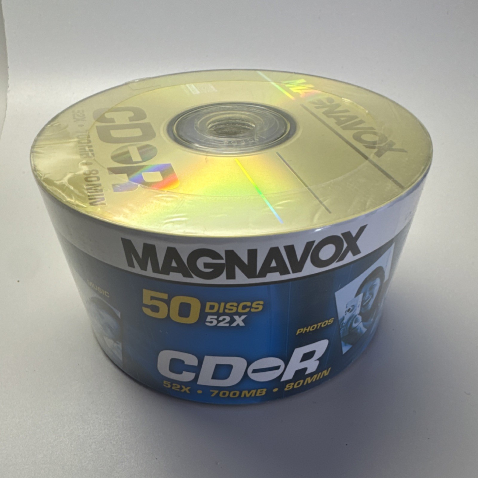 Magnavox CD-R 700MB 52x Recordable 50 Pack Spindle Multi Speed
