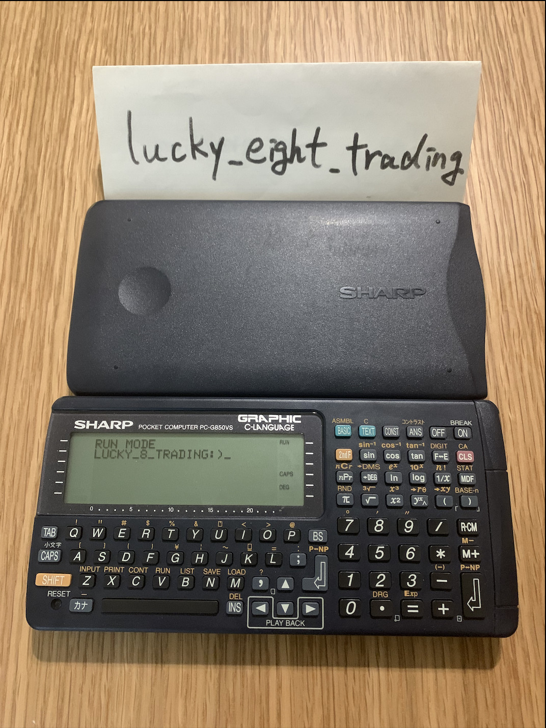 Sharp Pocket Computer PC G850VS Function Calculator Tested [H]