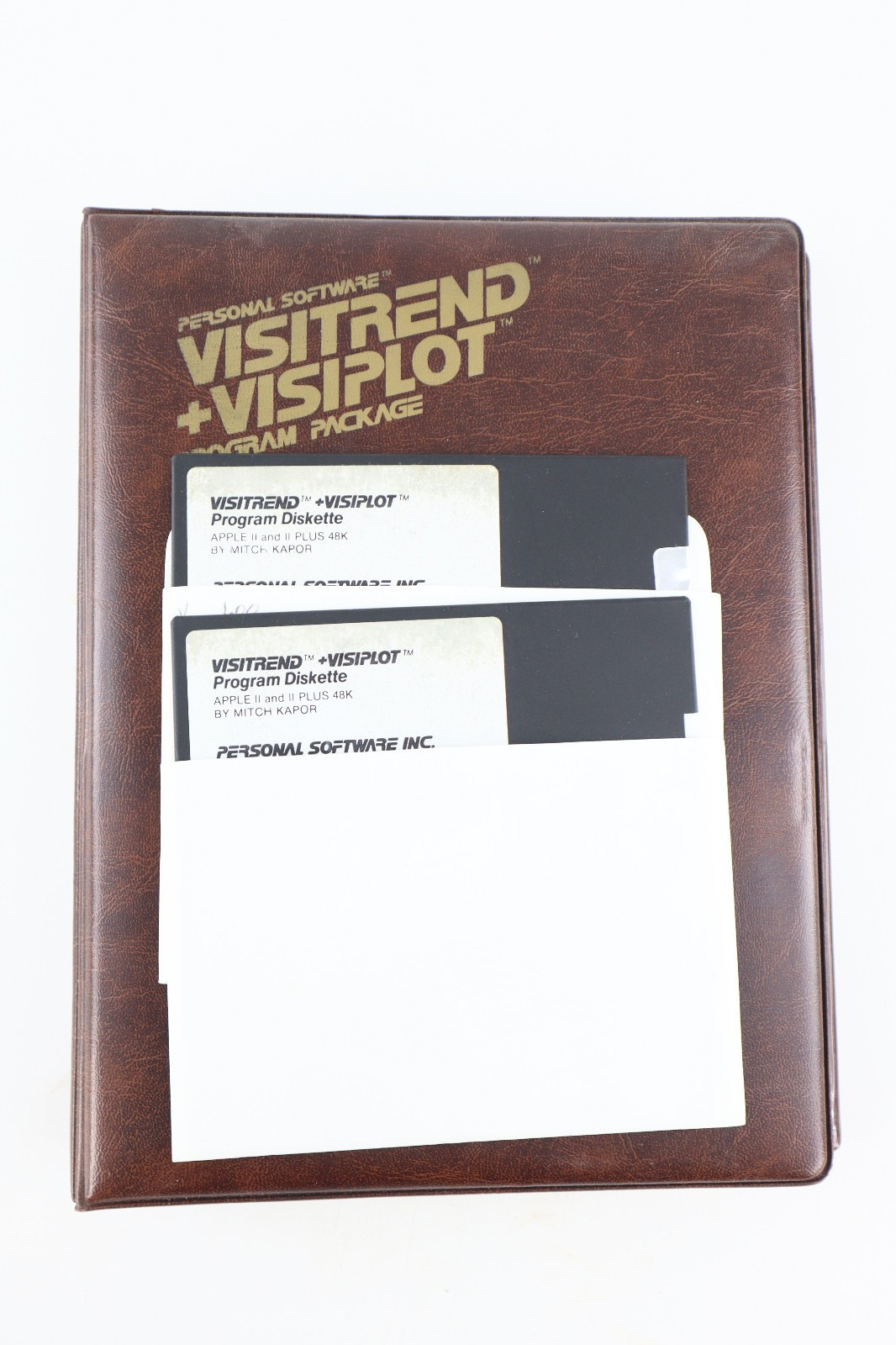 Visitrend + Visiplot Personal Software W/ Manuals Apple II+ IIe IIc IIgs Tested