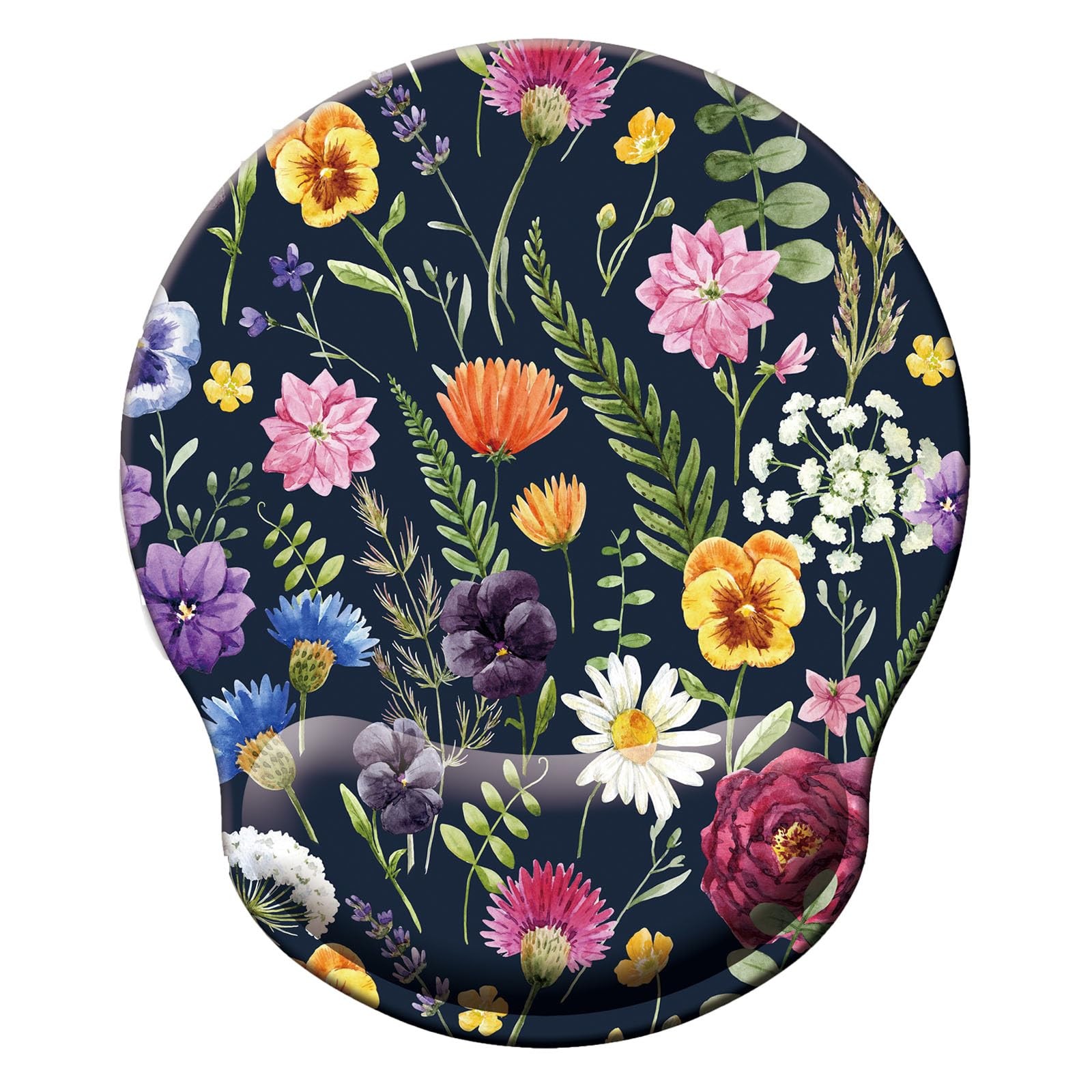 Mouse Pad with Wrist Support, Ergonomic Mouse Pad with Memory Foam Wrist Rest...