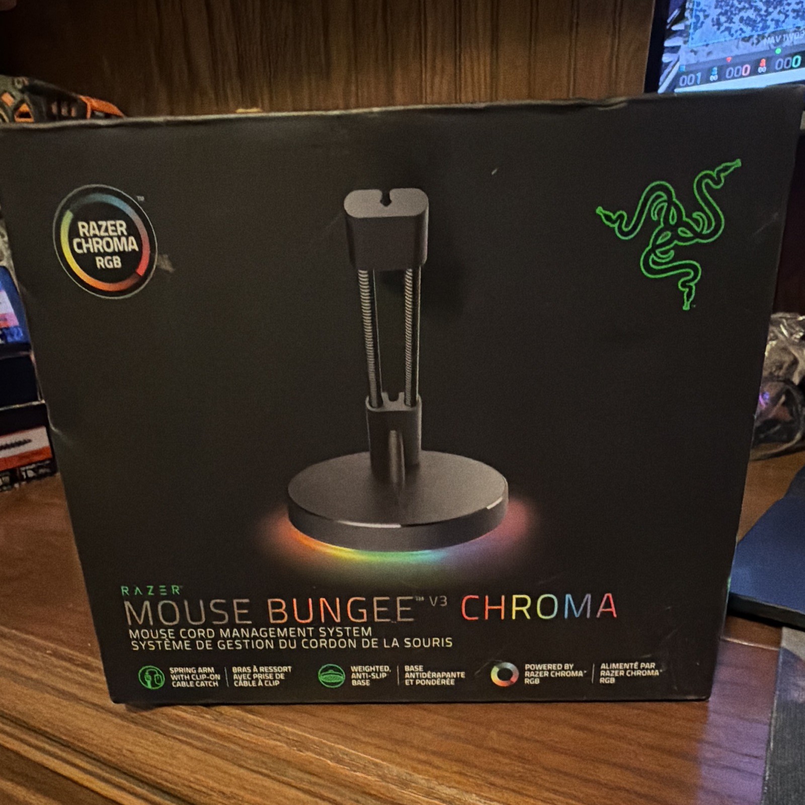 Razor Mouse Bungee V3 Chroma Gaming Mouse with RGB Lighting