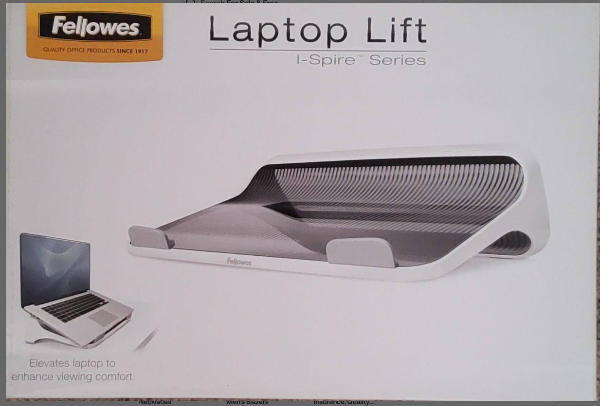 Fellowes I-Spire Series Laptop Lift - White