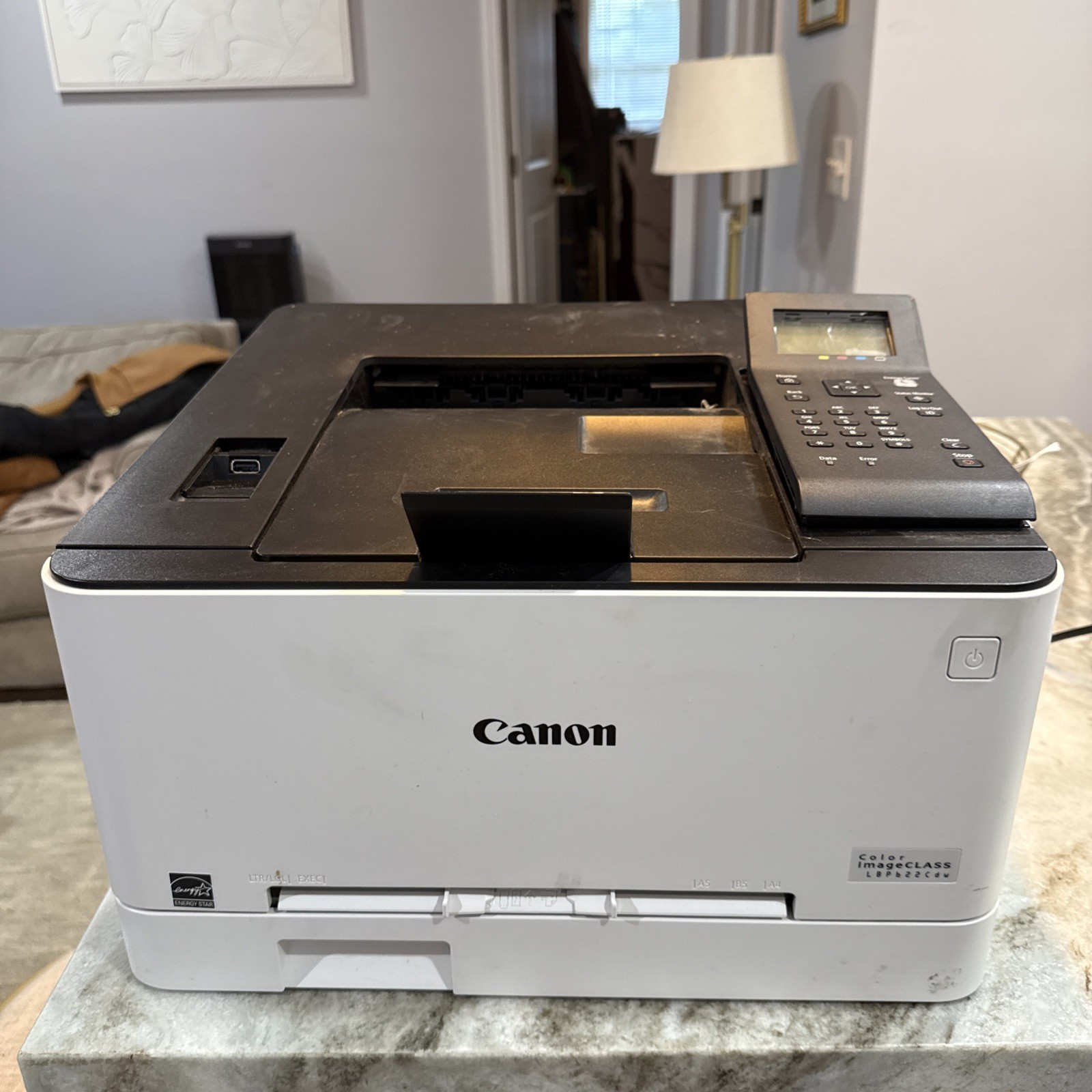 Canon Color imageClass LBP622Cdw Laser Printer W/ TONER BROKEN SCREEN 