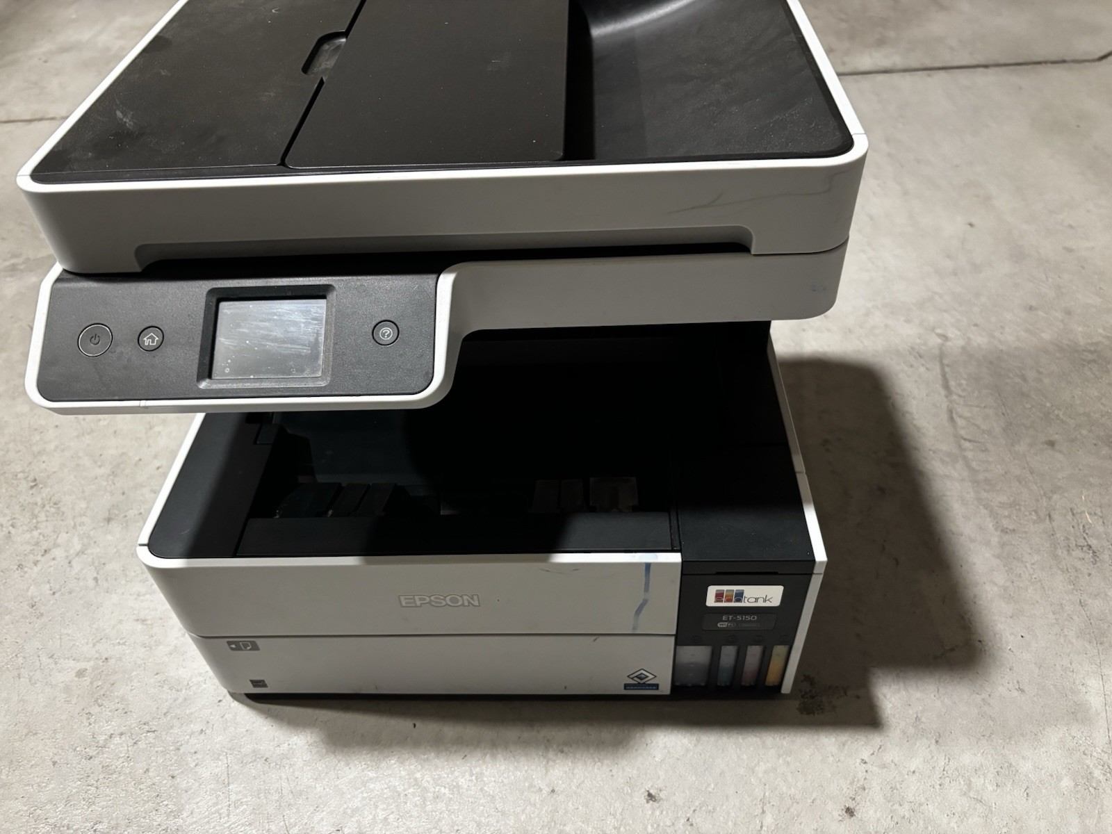 Epson EcoTank Pro ET-5150 Colour Inkjet All-In-One Printer - White , Not Tested