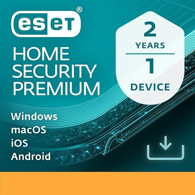 ESET Internet Smart Home Security Premium 2026 1 Device 2 Year Same Day Email