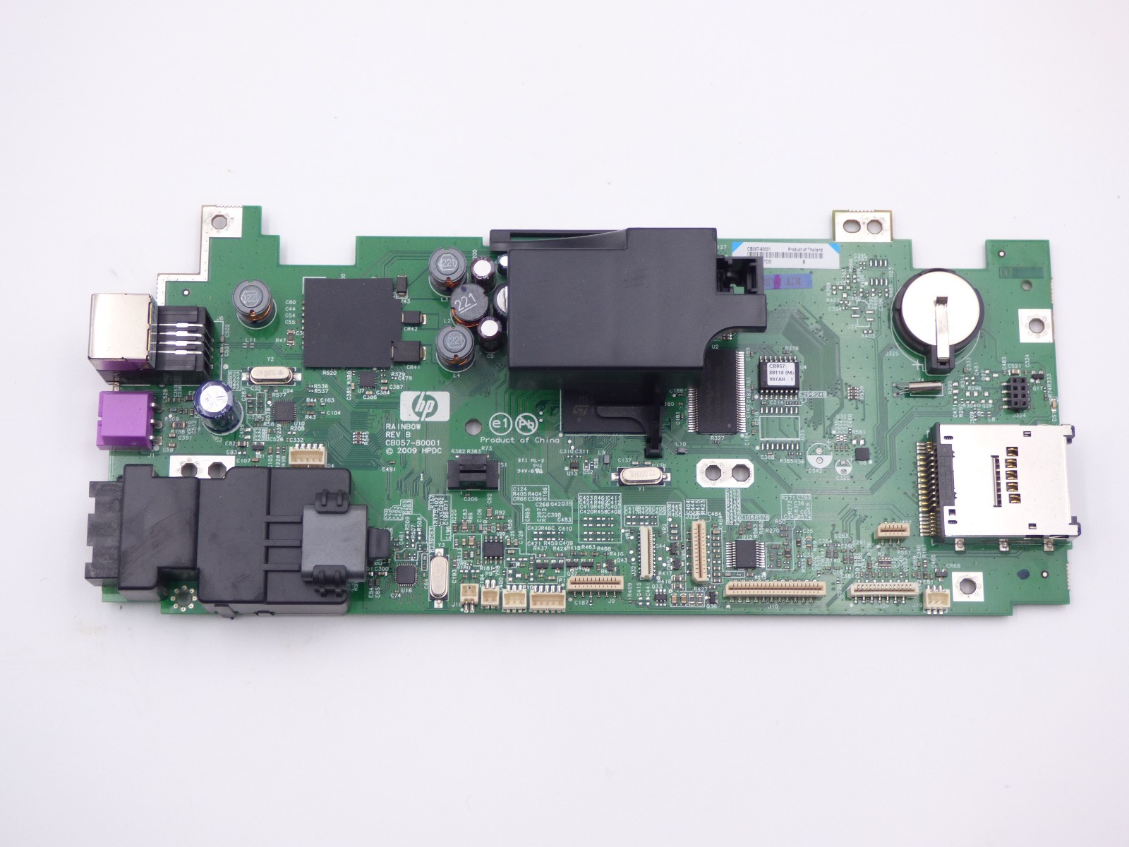 Pulled OEM Main Logic Board CB057-60001 from HP Officejet 6500 Wireless Used