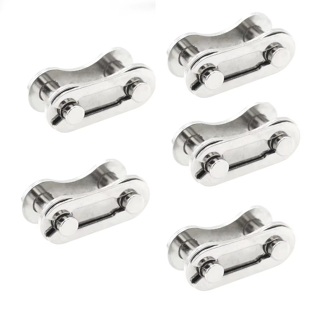 5Pcs 1/6/7/8/9/10/11/12 Speed Missing Link Rustproof Steel Quick Release Link Bi