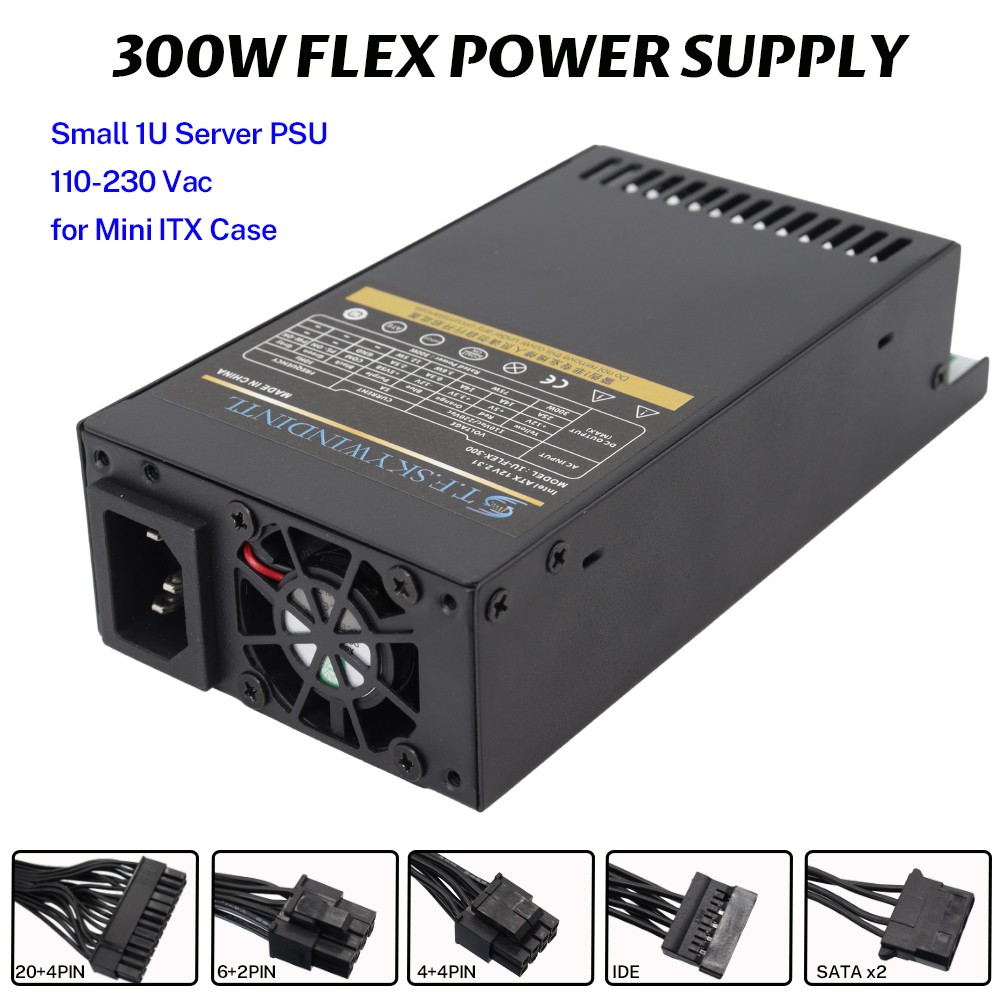 T.F.SKYWINDINTL 300W Small PUS Non Modular Power Supply for Mini ITX PC Case