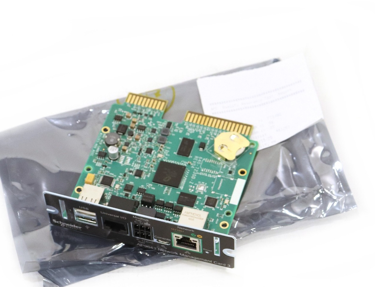 Schneider APC AP9643 Network Management Card 3 Adapter G1N