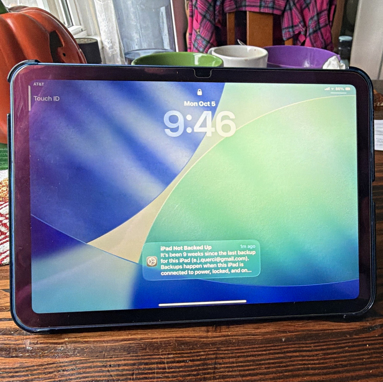 Apple iPad Series iPad Tablet - iPadOS - Touch ID - Blue 