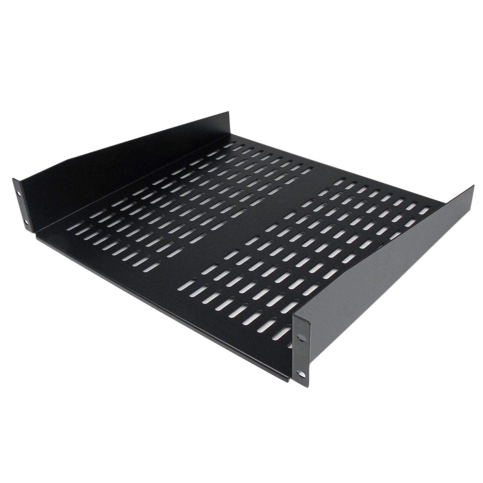 StarTech.com CABSHELFV 2U 16in Vented Fixed Rack Shelf 50lbs Max Capacity
