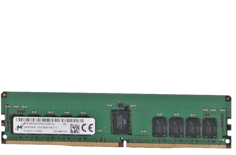 MICRON 16GB 2666Mhz DDR4 ECC Memory RAM Kit MTA18ASF2G72PDZ-2G6D1QI