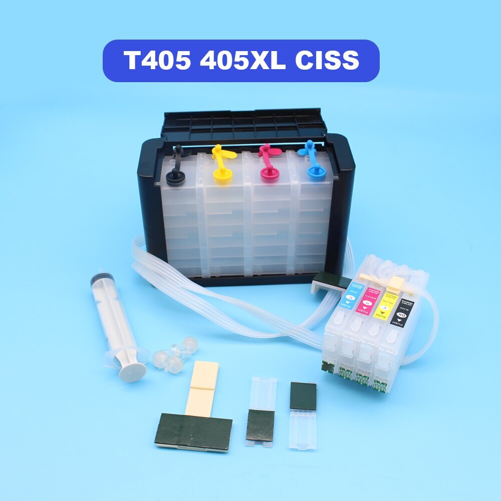  405XL ARC Chip Ciss System For Epson WF-3820 WF-4820 WF-4830  EC-C7000 Printer