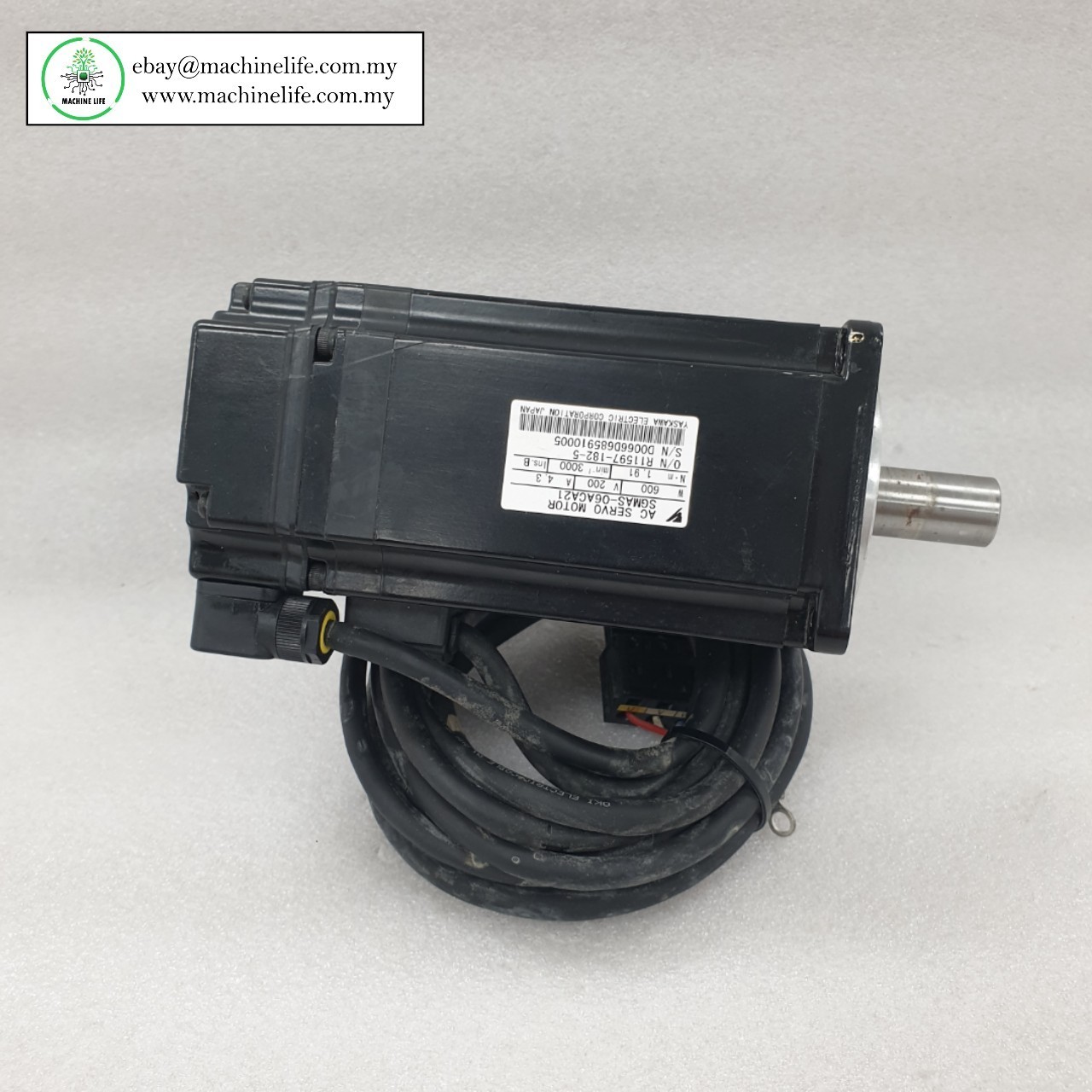 Yaskawa SGMAS-06ACA21 Servo Motor