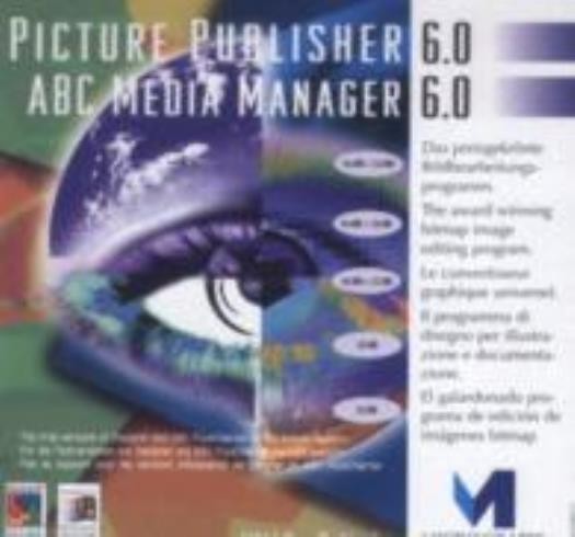 Micrografx Picture Publisher 6.0 PC CD crop sharpen edit digital image photo