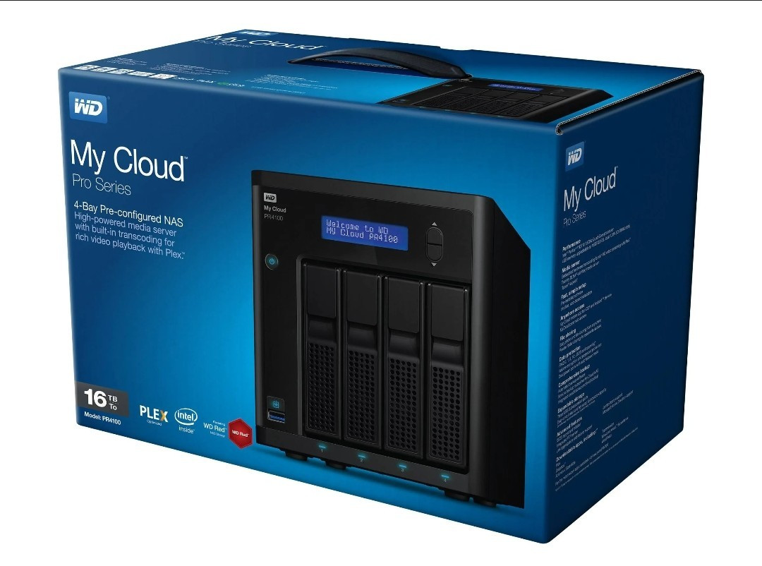 WD My Cloud Pro  PR4100 NAS Server****16Gb RAM