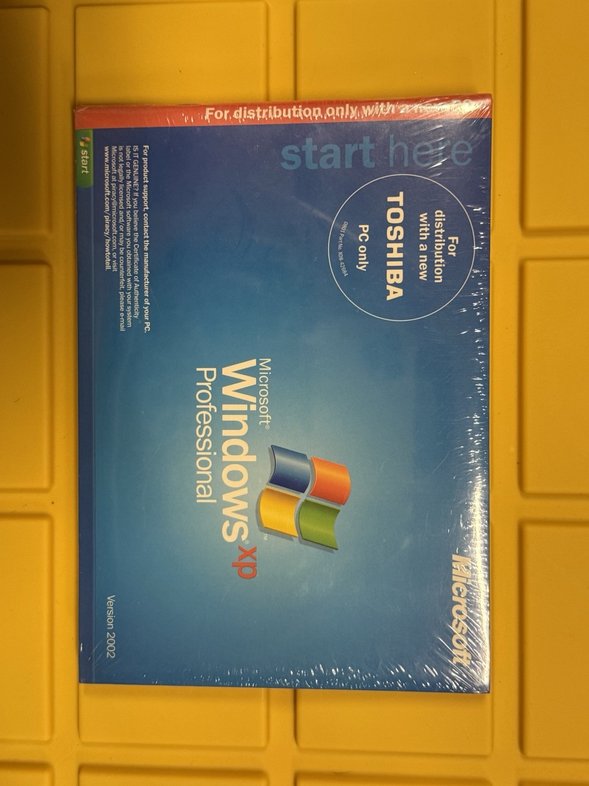 microsoft windows xp professional (TOSHIBA)