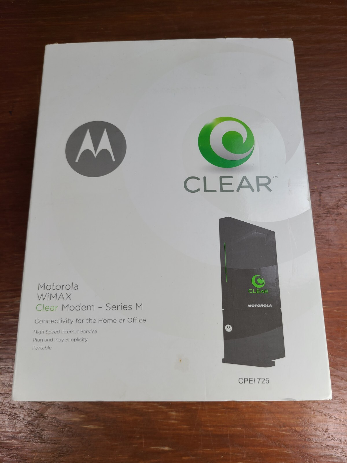 Motorola WiMAX CLEAR Modem Series M 4G CPEi 725 Dual Integrated Antenna