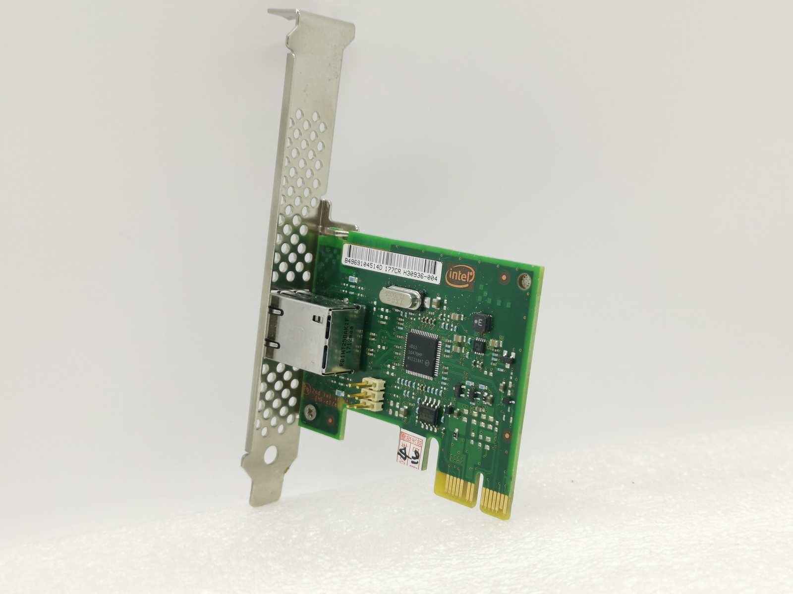 Intel I210-T1 Chip Gigabit Ethernet/Network Card (NIC), Single PCI Express 2.1 