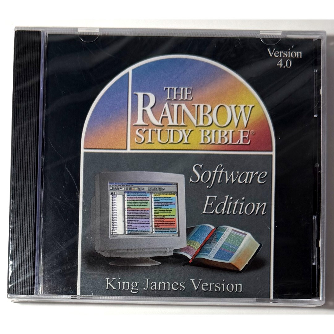 The Rainbow Study Bible: Software Edition - King James Version 4.0 Computer NEW