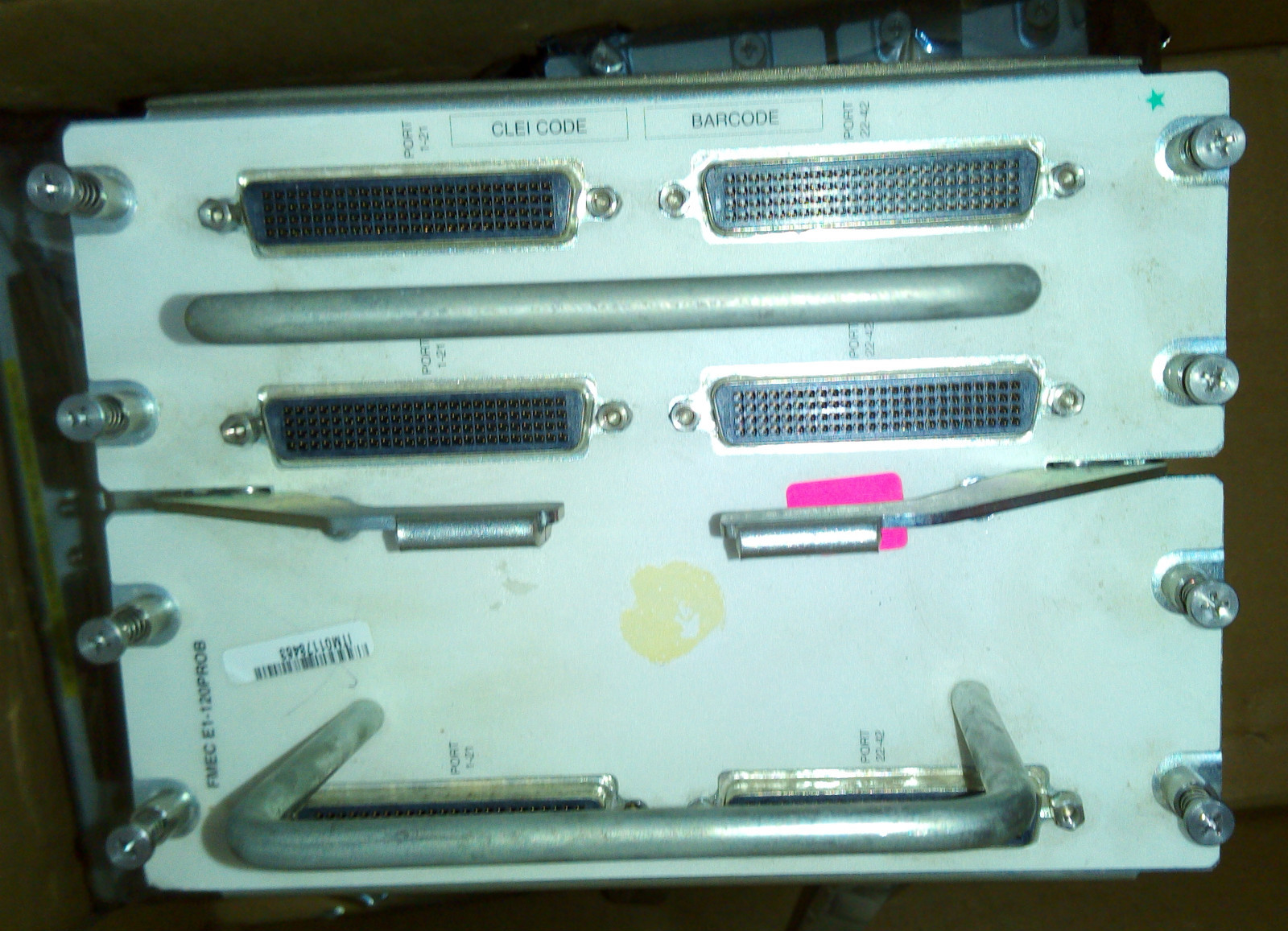 Cisco FMEC E1-120PROB 800-19806-01 ONS 15454 Module
