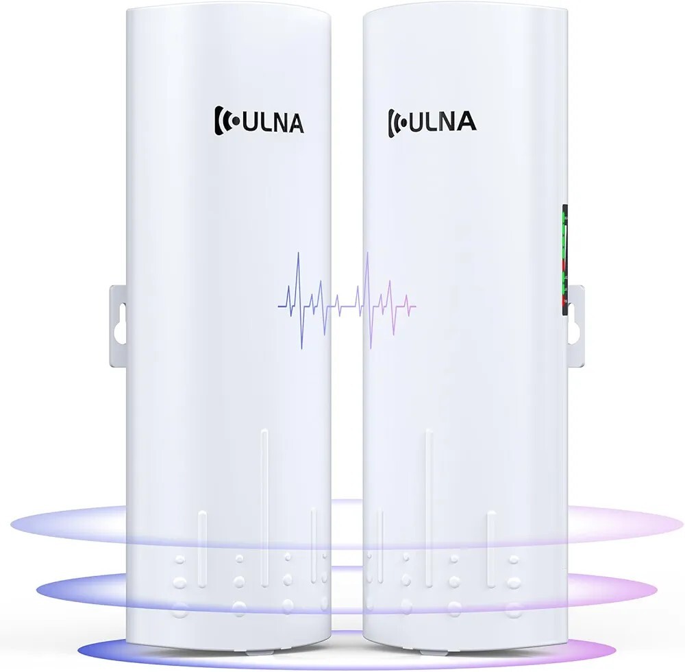 ULNA 5.8G 3KM Long Range Gigabit Point to Point Wifi Outdoor CPE Wireless Bridge