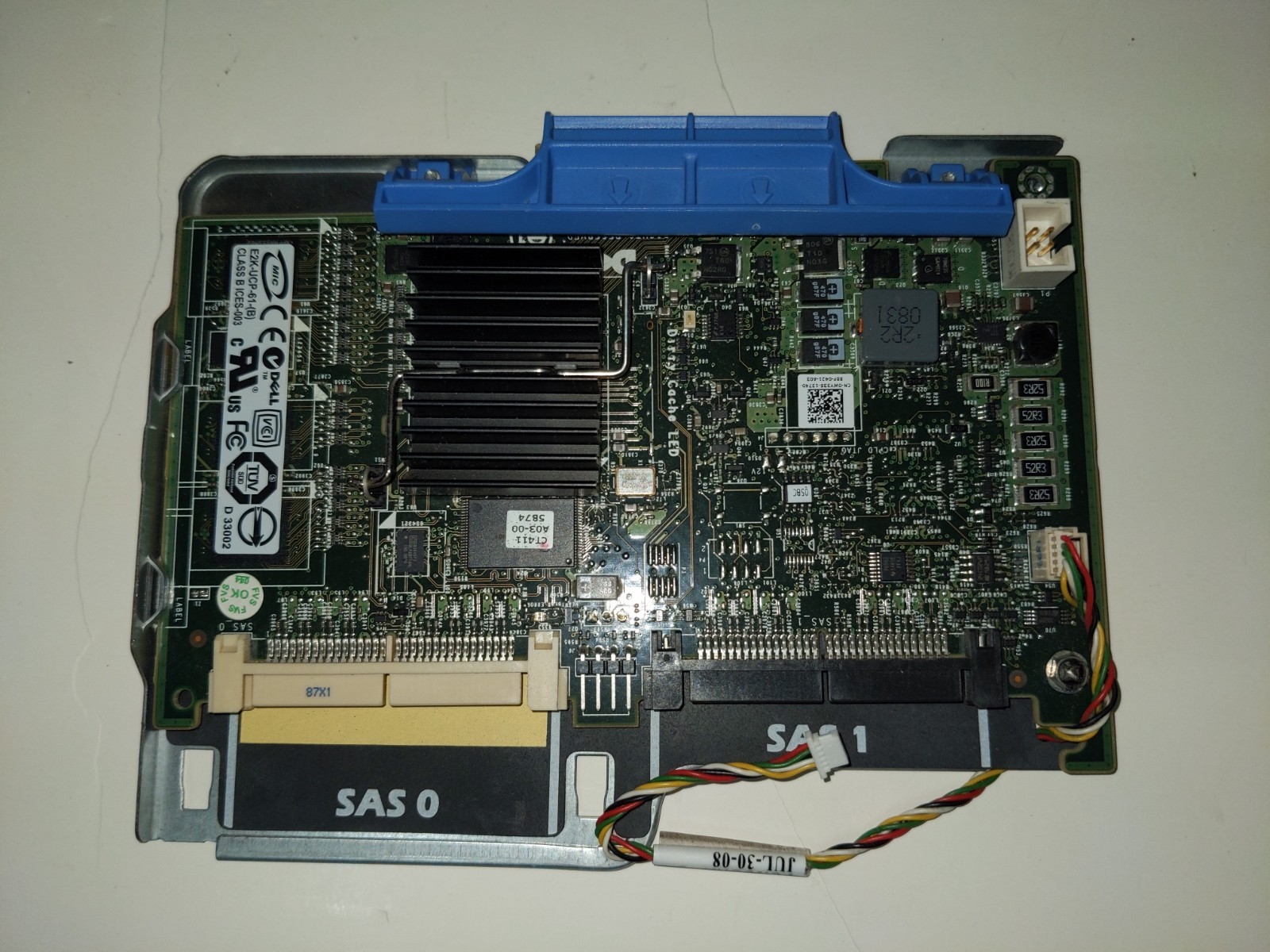 Dell PERC 6i SAS RAID Controller Card PCIe x8 E2K-UCP-61-B PowerEdge Server
