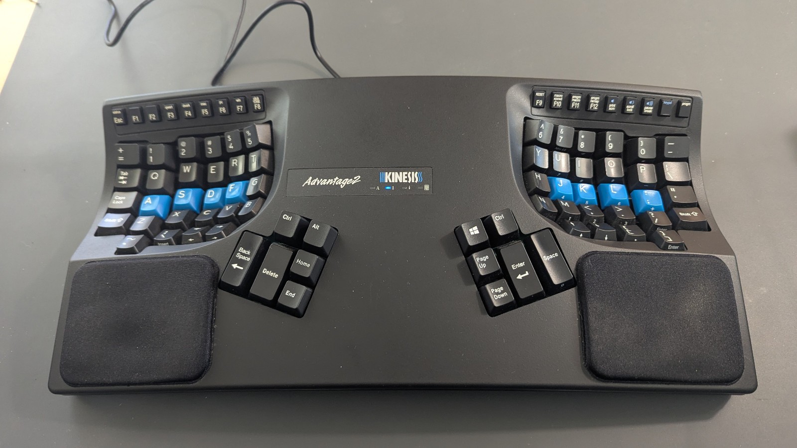 Kinesis Advantage2 Ergonomic Wired USB Keyboard Black QWERTY English KB600