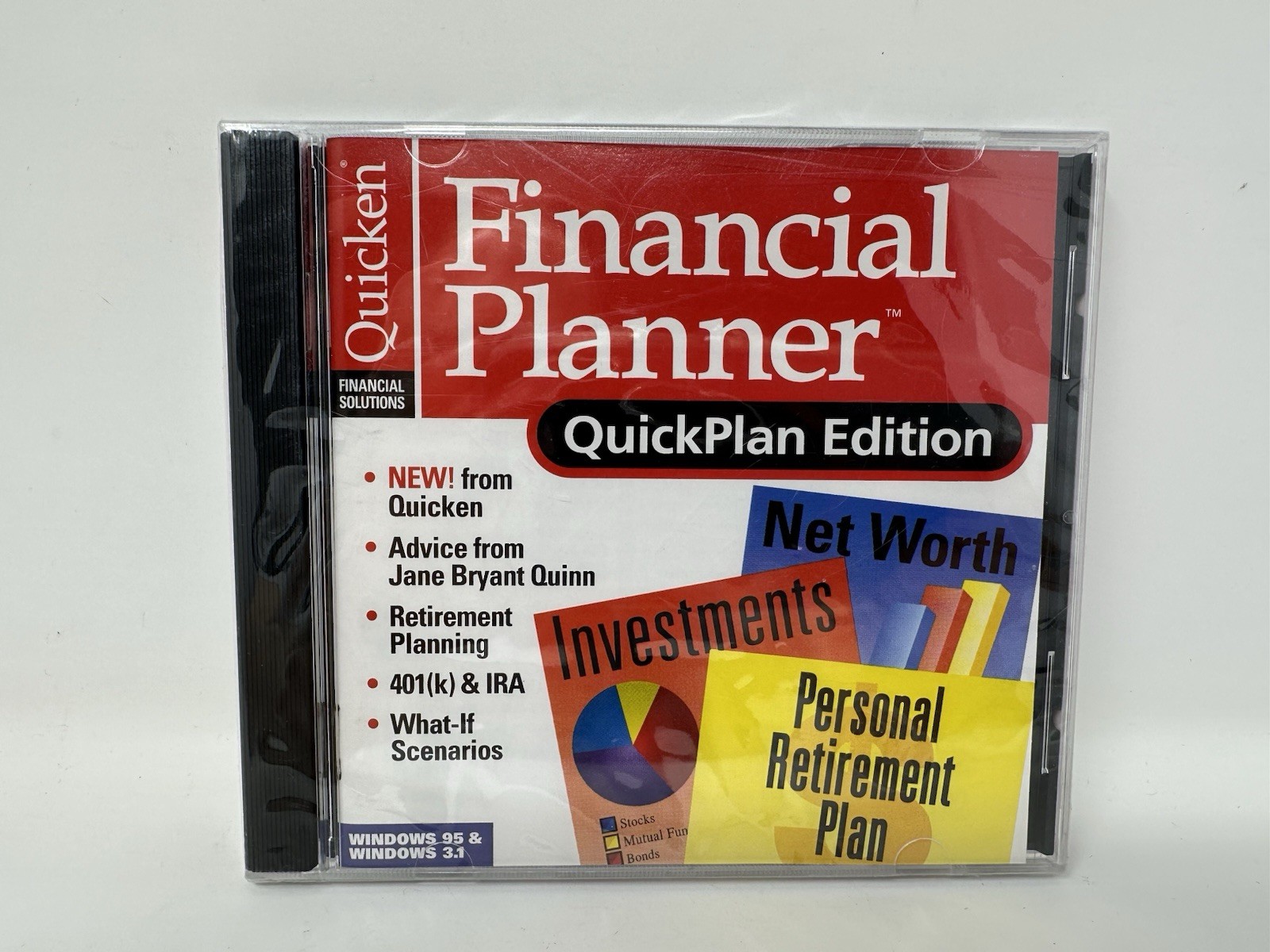 Quicken Financial Planner Win 95, Win 3.1 QuickPlan Edition NEW Sealed