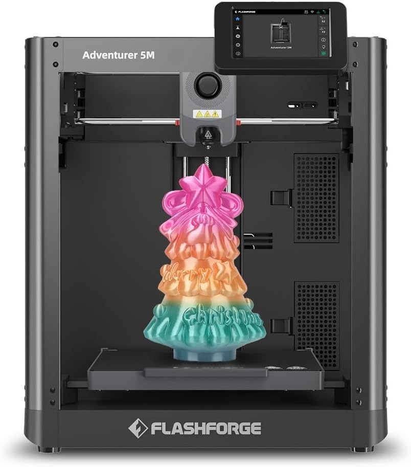 Flashforge Adventurer 5M 3D Printer 600mm/s Auto Level Direct Drive PEI WiFi