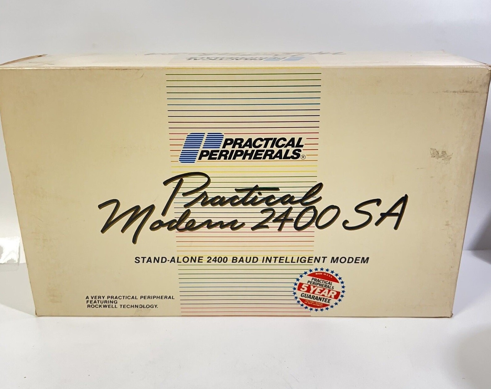 VINTAGE "RARE" SEALED PACKAGE 2400SA Mini Modem Practical Peripherals 2400 SA