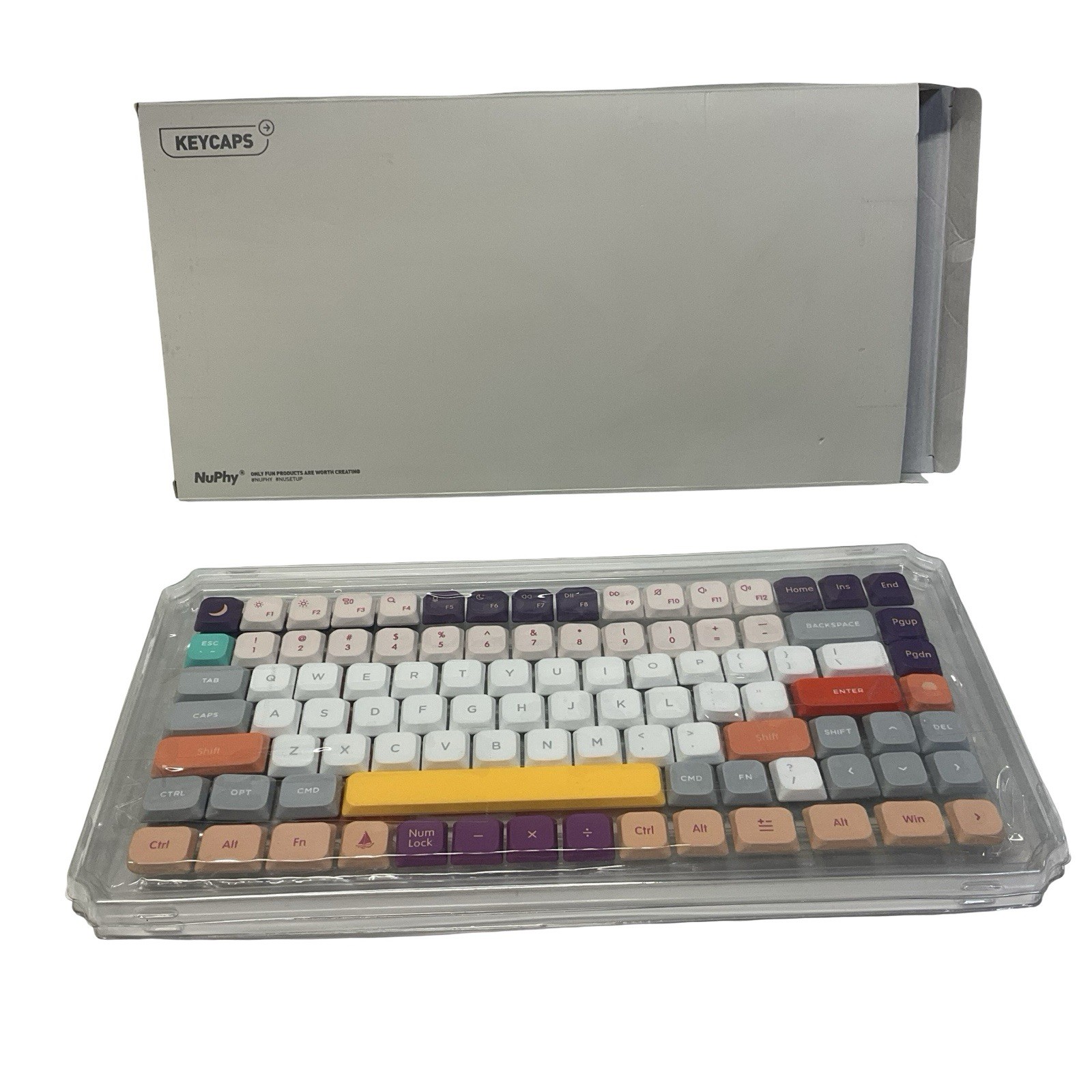 NuPhy Dye-dub PBT Air75 Keycap Set Open Box