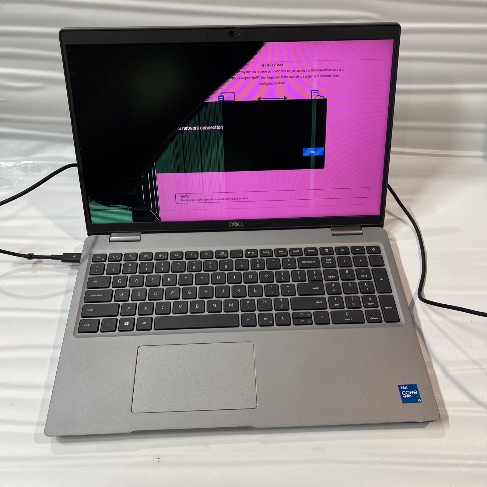 Broken Screen Dell Precision 3560 Workstation: 15.6 FHD, i5-1135G7 8Gb No SSD OS
