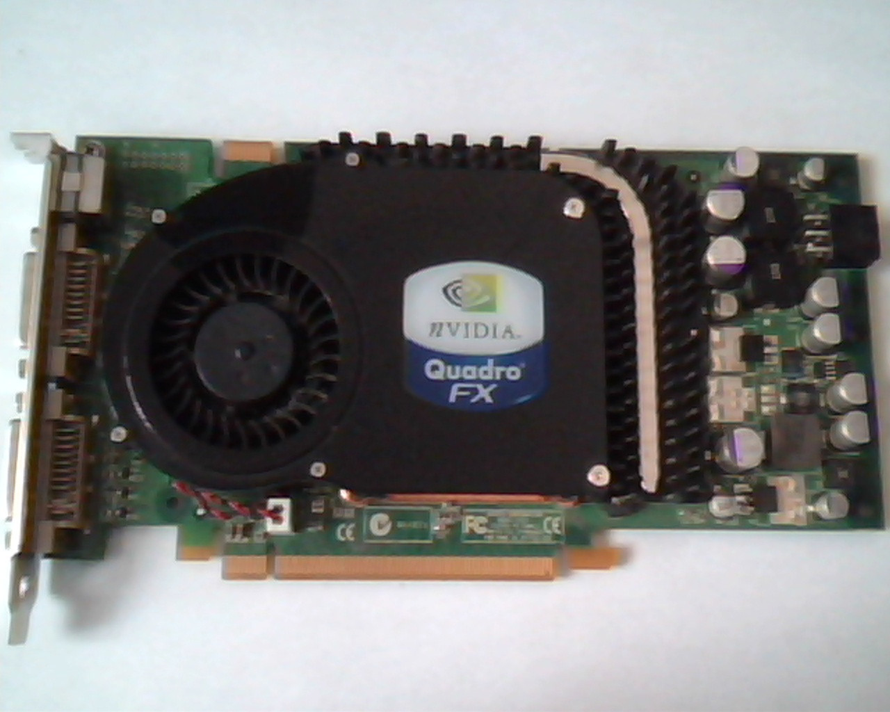 PCI-E express card NVIDIA Quadro FX P317 A01 180-10317-0000-A01 Dual DVI TV