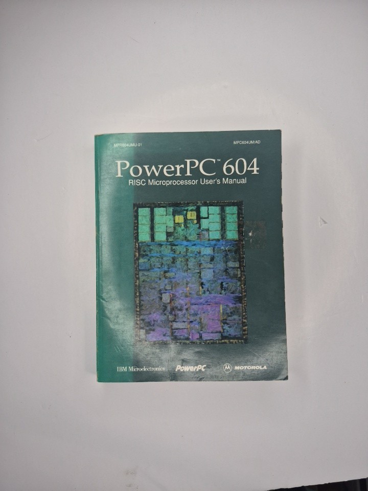 PowerPC 604 IBM Motorola RISC Microprocessor User's Manual Rare