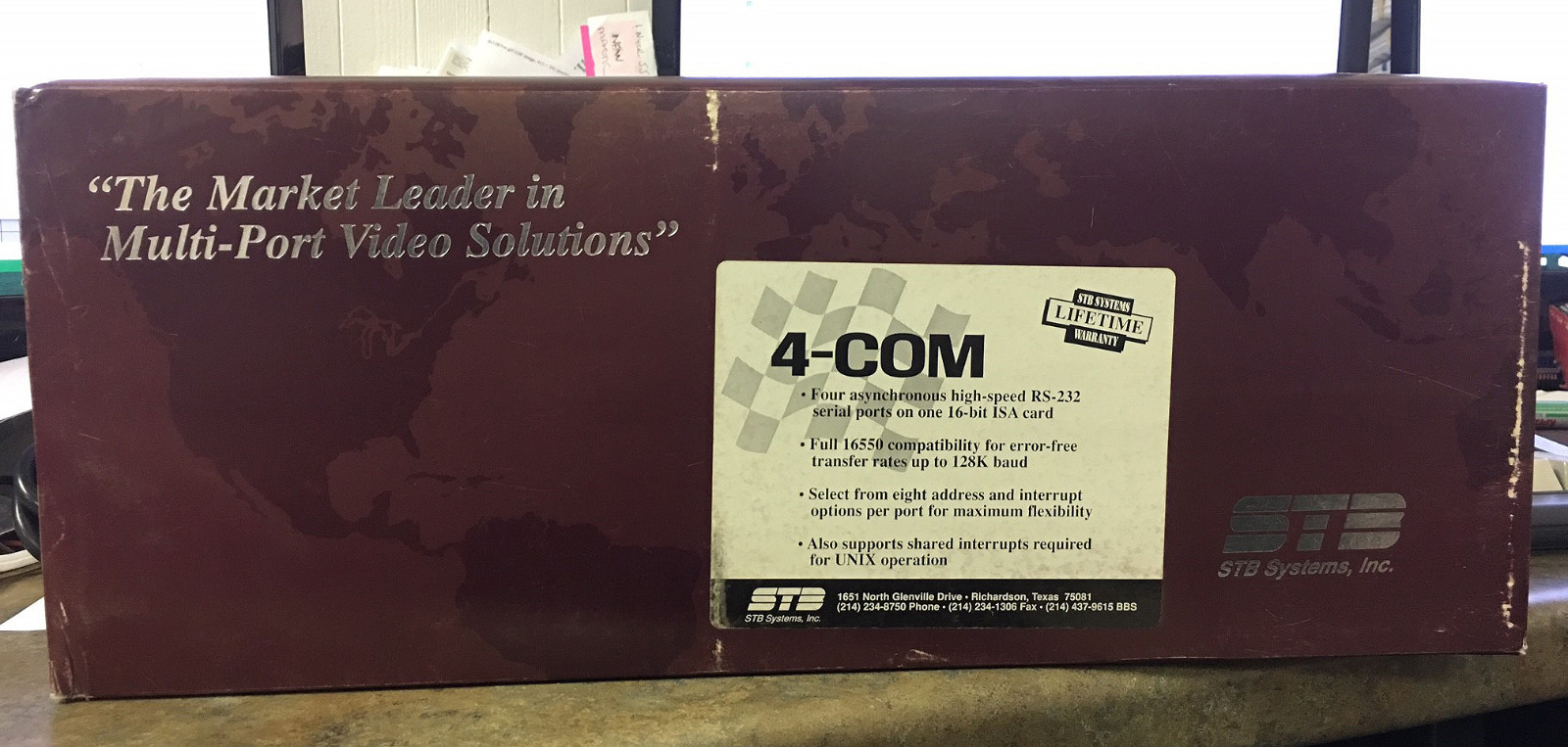 X0-0170-001 | STB SYSTEMS 4-COM HIGH SPD 4-PORT RS-232 ISA ADAPTER 16550 UART