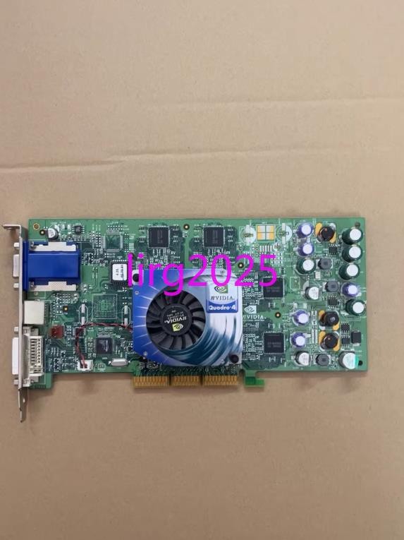 1pc used Quadro4 750 XGL  AGP 128M graphics card