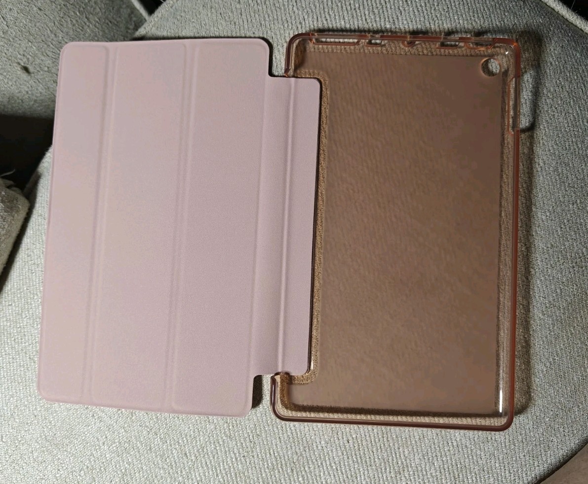 ACCS$16.50+Ship, Amazon Fire 7 Case, Rose Gold , TPU Tri-Fold