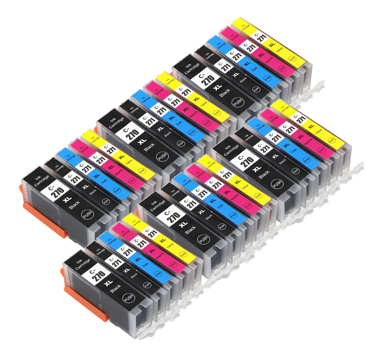 30pk New Ink Cartridge For Canon PGI-270XL CLI-271XL Pixma MG6821 MG6822 TS6020