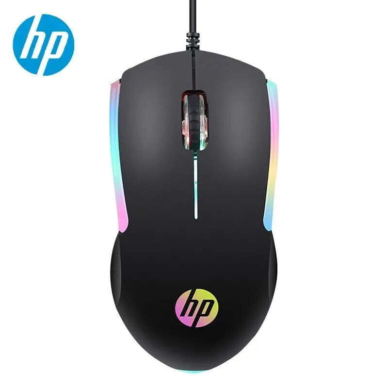 HP M160 Wired USB Mouse RGB Gaming Mouse High Performance with Optical Sensor 