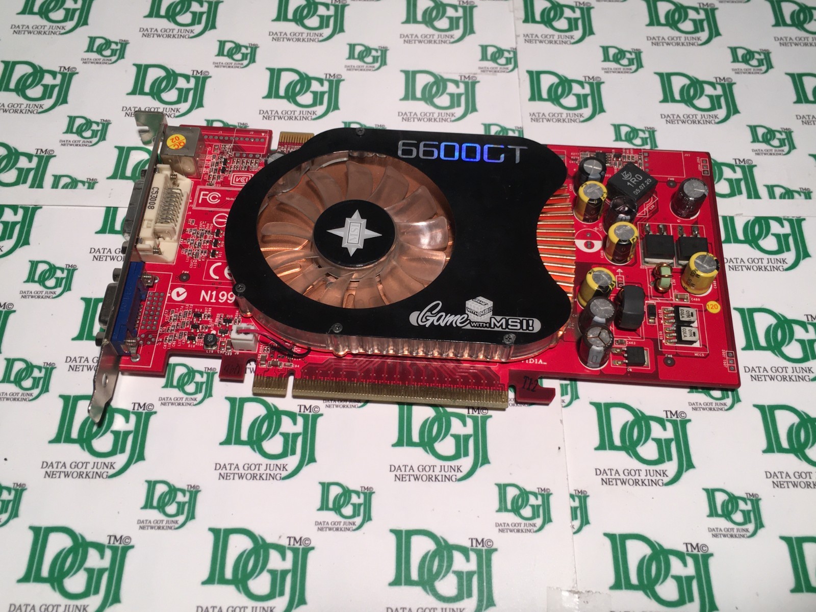 MSI GeForce 6600GT 128MB GDDR3 PCI Express x16 SLI Support Graphics Card NX6600G