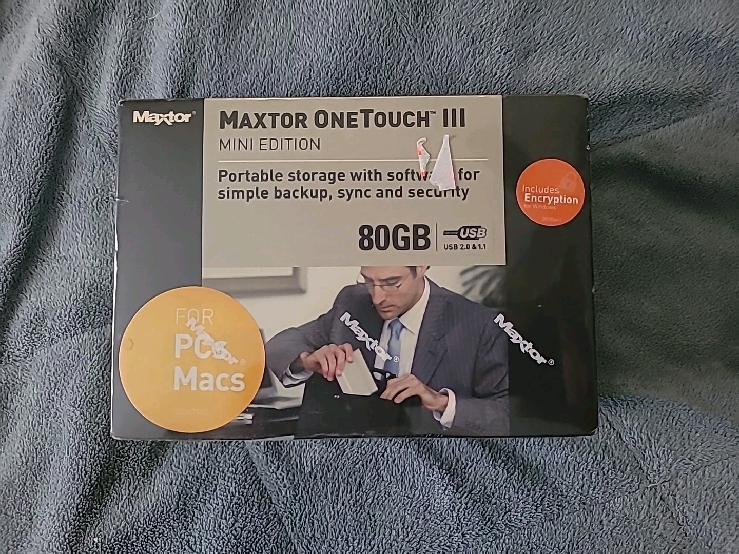 NEW & Sealed Maxtor OneTouch III Mini Edition 80GB External Hard Drive USB