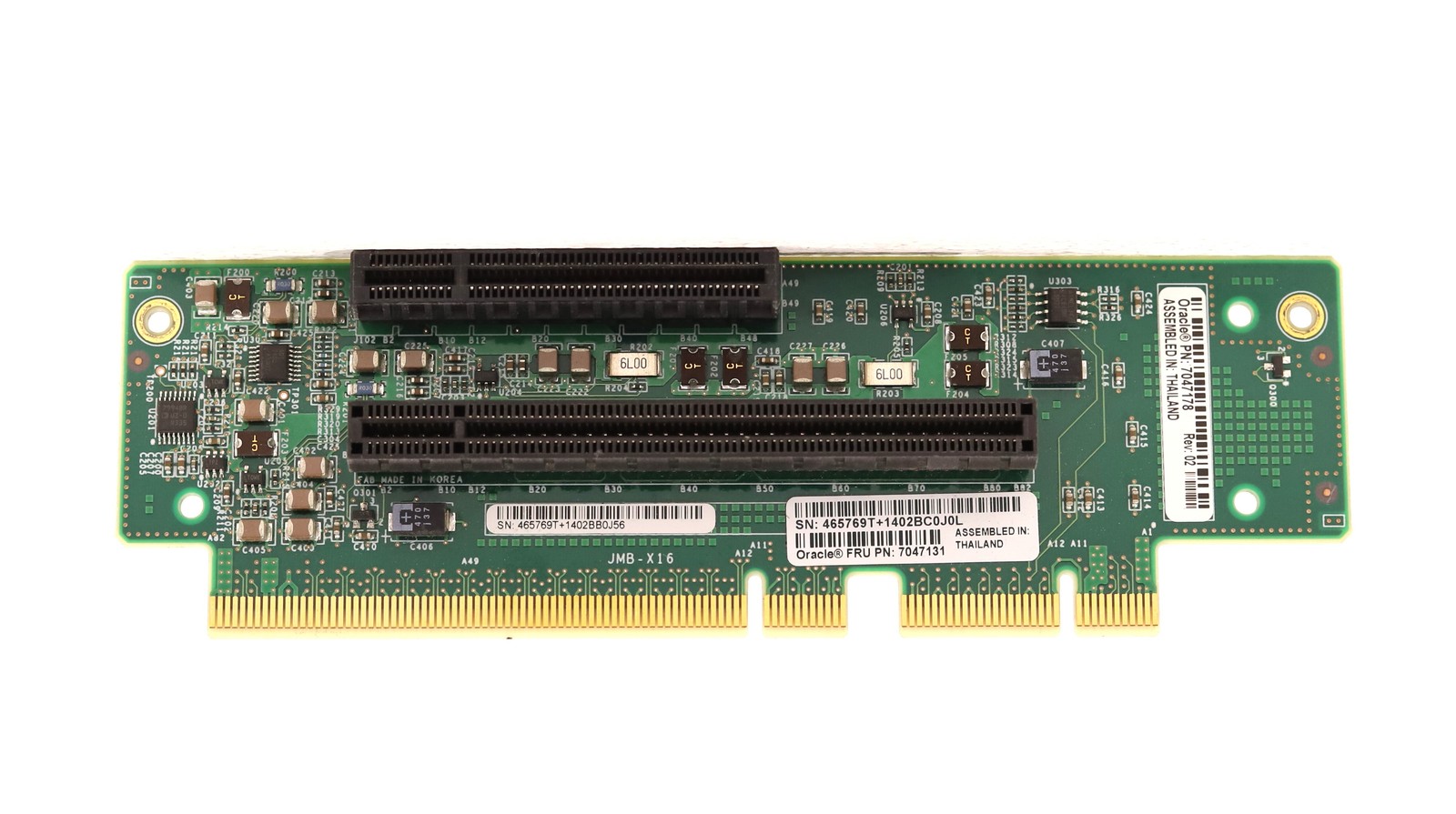 Sun Oracle Sparc T4-1/T3-1 Dual-Slot PCIe Riser Card P/N: 7047131 Tested Working